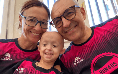 Alexandra, la única niña de España con el síndrome que acelera el envejecimiento